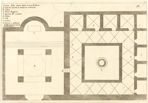 Plan van de Kerk bij het Huis van Annas, 1619