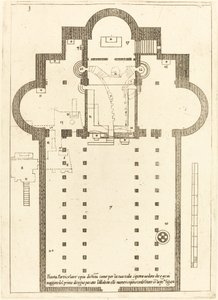 Plattegrond van de Kerk van de Heilige Kribbe