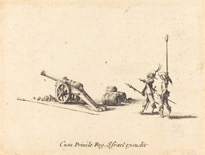 Voorbereiding om het Kanon af te Vuren door Jacques Callot