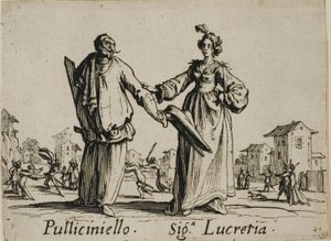 Pulliciniello - Signora Lucretia, plaat 9 uit Balli di Sfessania