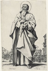 Sint Bartholomeus uit Les Grands Apôtres, 1631 door Jacques Callot
