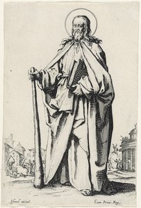 Sint Jacobus de Mindere uit Les Grands Apôtres, 1631 door Jacques Callot