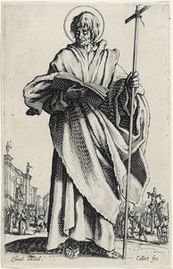 Sint Filippus uit Les Grands Apôtres, 1631 door Jacques Callot