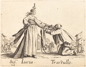 Signa. Lucia en Trastullo door Jacques Callot