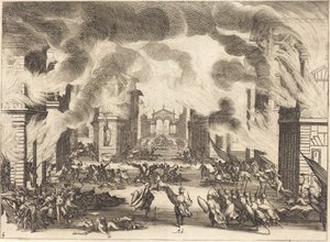 Solimano, Act V door Jacques Callot