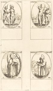 St. Agatha; St. Dorothea; St. Romuald van Ravenna; St. Paulus, Bisschop van Verdun