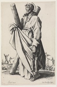 Sint-Andreas door Jacques Callot