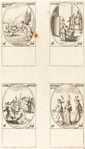 Heiligen Faustinus en Jovita; Heilige Juliana; Heilige Onesimus; Heilige Policronius door Jacques Callot