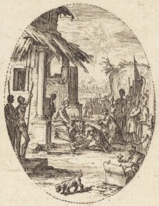De Aanbidding van de Wijzen door Jacques Callot