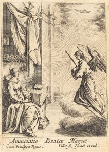 De Annunciatie door Jacques Callot