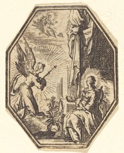 De annunciatie door Jacques Callot