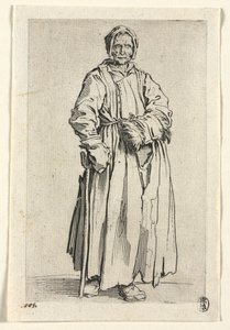 De bedelaars: Eenogige vrouw door Jacques Callot