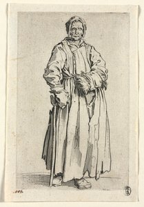 De Bedelaars: Eenogige Vrouw, c. 1623 door Jacques Callot