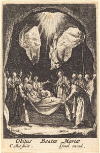 De Begrafenis van de Maagd door Jacques Callot
