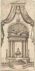 De Catafalque door Jacques Callot