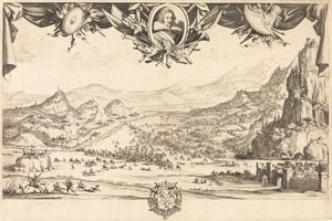 Het Gevecht van Avigliana door Jacques Callot