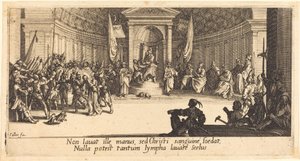 De veroordeling tot de dood door Jacques Callot