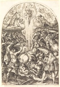 De Bekering van Sint-Paulus door Jacques Callot