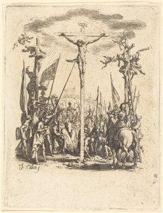 De kruisiging, ca. 1624-1625 door Jacques Callot