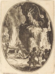 De cultus van de demon door Jacques Callot
