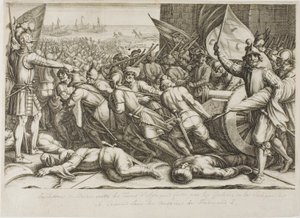 Het vertrek van de troepen door Jacques Callot