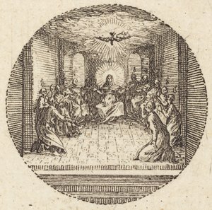 De nederdaling van de Heilige Duif