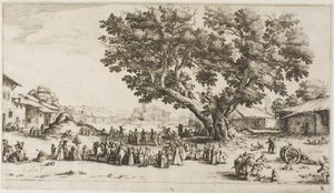 De Kermis in Gondreville door Jacques Callot