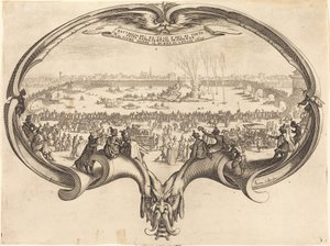 De waaier door Jacques Callot