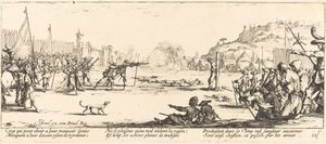 Het Vuurpeloton door Jacques Callot