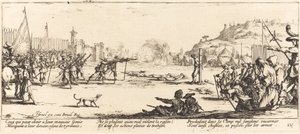 Het Vuurpeloton door Jacques Callot