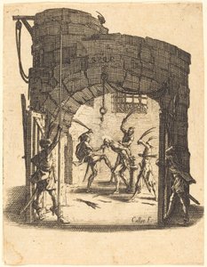 De Geseling door Jacques Callot