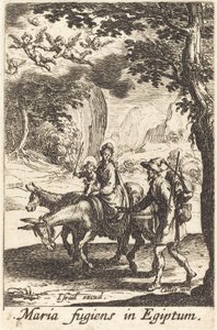 De Vlucht naar Egypte door Jacques Callot