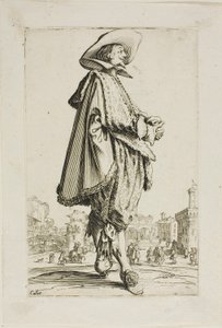 De heer met de geklemde handen, plaat elf uit La Noblesse