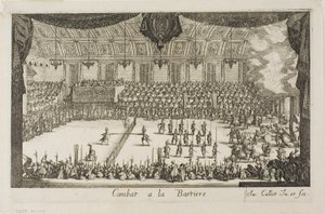 Het grote toernooi: Het gevecht door Jacques Callot