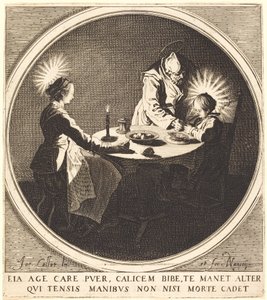 De Heilige Familie aan tafel