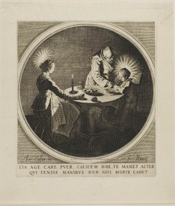 De Heilige Familie aan Tafel