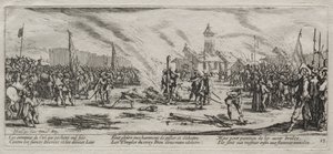 De Grote Ellende van de Oorlog: Verbranding op de Brandstapel, 1633
