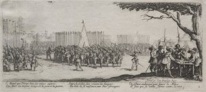 De Grote Ellende van de Oorlog: Inschrijving van de Troepen