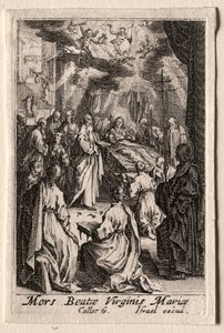 Het Leven van de Maagd: De Dood van de Maagd door Jacques Callot