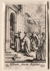 Het Leven van de Maagd: Het Bezoek door Jacques Callot