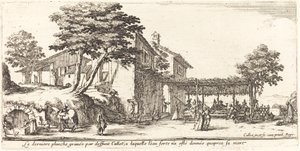 Het kleine latwerk, 1635 door Jacques Callot