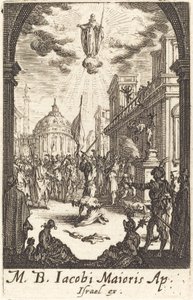Het martelaarschap van Sint Jacobus de Meerdere door Jacques Callot