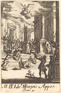 Het martelaarschap van Sint Jacobus Minor, ca. 1634-1635 door Jacques Callot