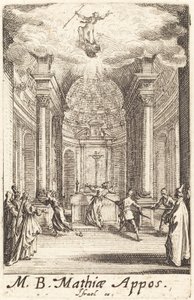 Het Martelaarschap van Sint Matthias door Jacques Callot