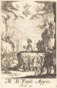 Het martelaarschap van Sint Paulus door Jacques Callot