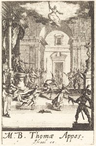Het Martelaarschap van Sint Thomas door Jacques Callot