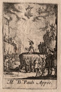 Het martelaarschap van de apostelen: St. Paulus