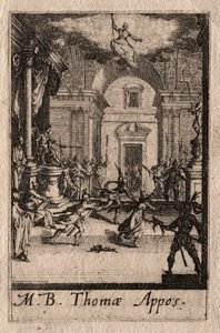 Het Martelaarschap van de Apostelen: St. Thomas