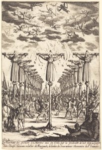 De martelaren van Japan door Jacques Callot
