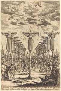 De martelaren van Japan door Jacques Callot
